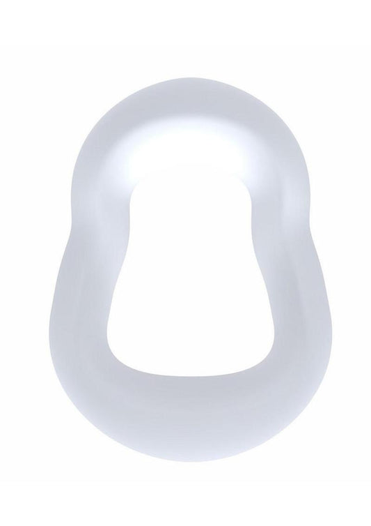 Swingo Curve Silicone Cock Ring - Clear
