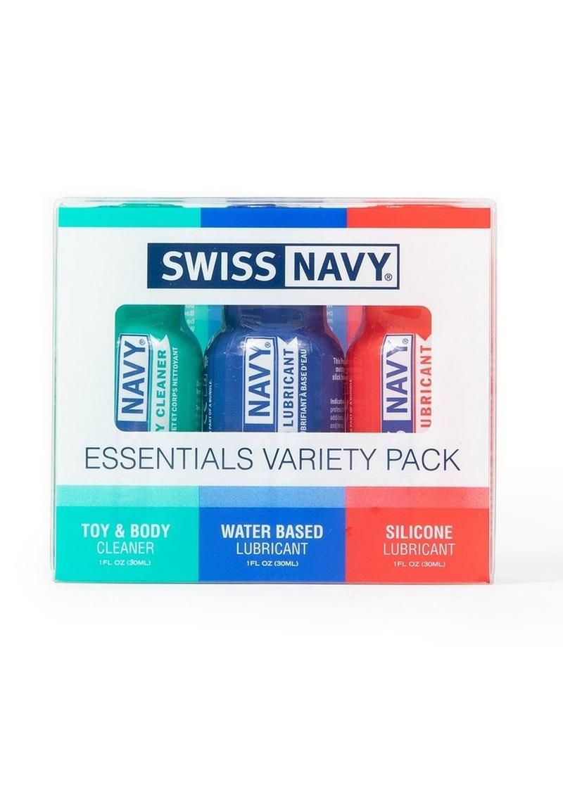 Swiss Navy Essentials Lubricants Variety - 1oz - 3 Per Pack/Pack