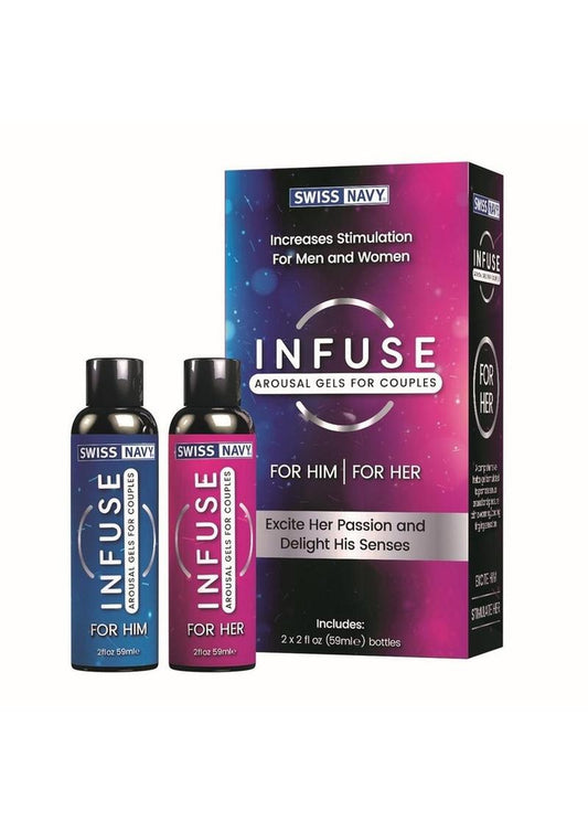 Swiss Navy Infuse Arousal 2 His and Hers - 2oz - Set