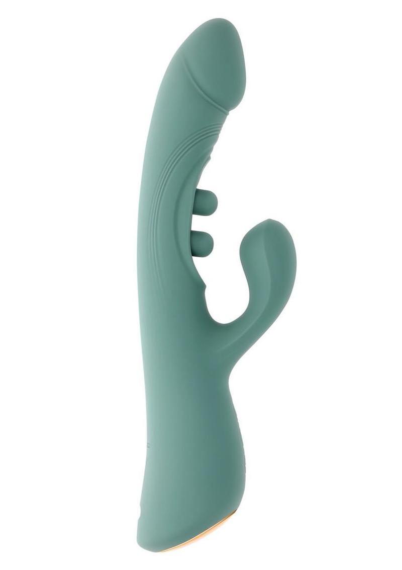 rabbit vibrator angled for G-spot targeting