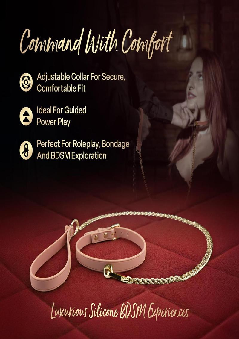 bdsm collar leash restraint accessory
