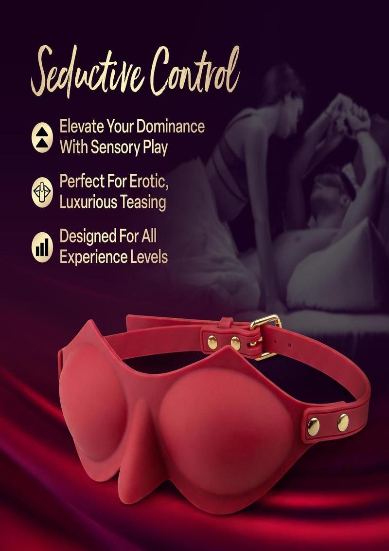 kink accessories adjustable silicone bdsm blindfold
