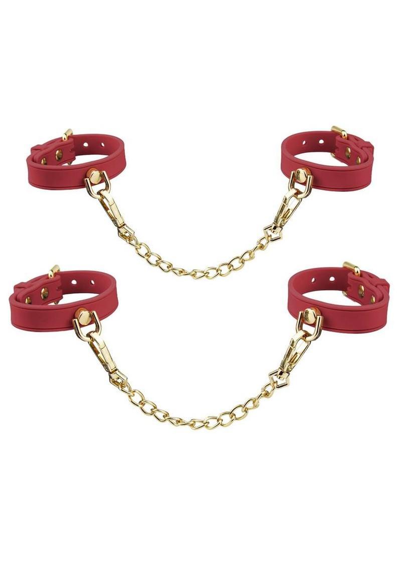 Body safe bondage restraints from adult toy store
