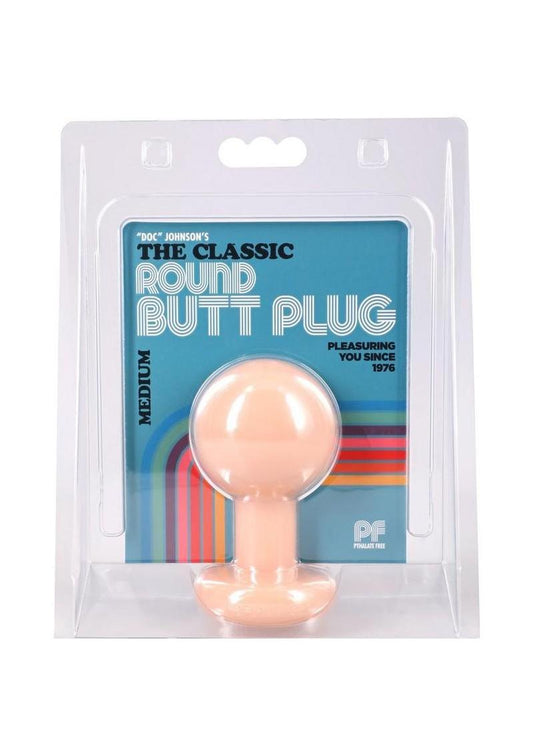 wide base anal plug spherical head design

