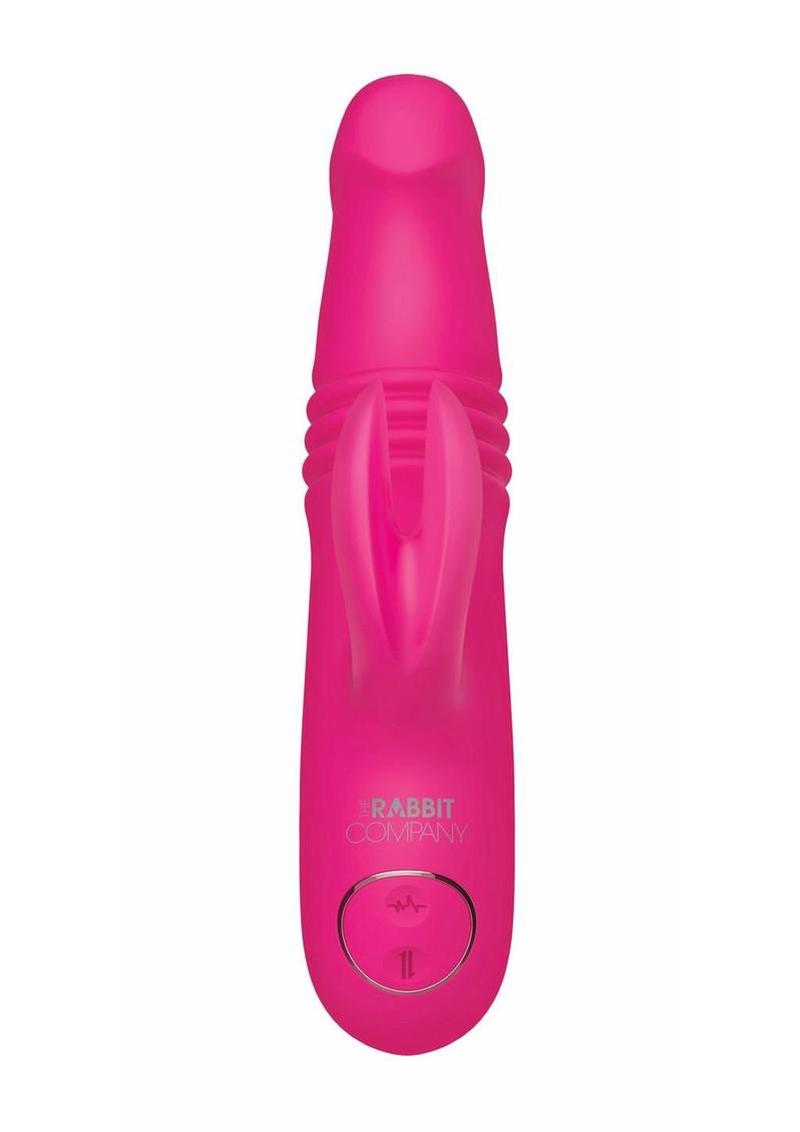 Extreme sex toys rabbit vibrator with thrusting action