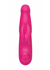 Extreme sex toys rabbit vibrator with thrusting action