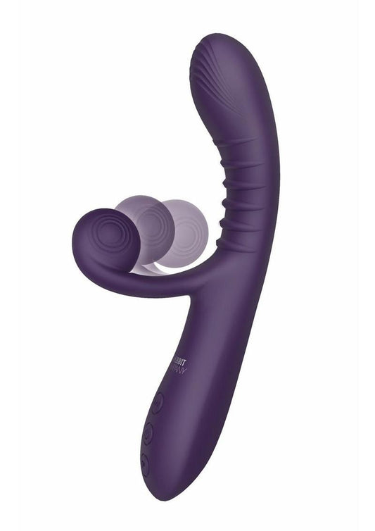 The Rabbit Company The Rolling Rabbit Rechargeable Silicone Vibrator - Purple