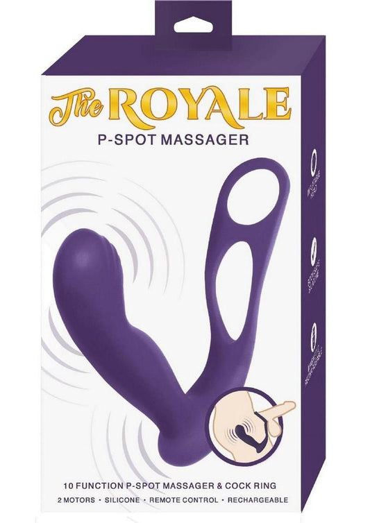 The Royal P-Spot Massager Rechargeable Silicone Prostate Stimulator Sex Toys for Men