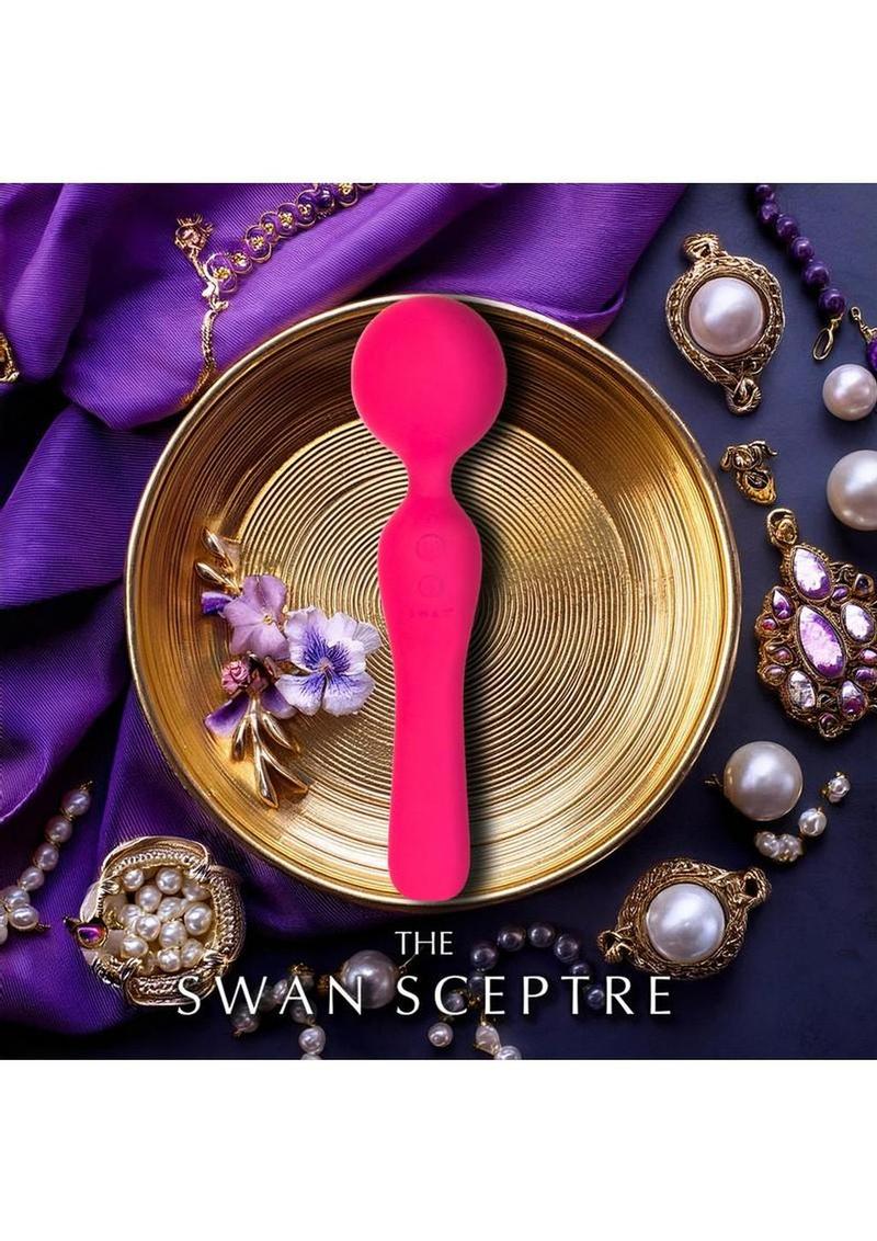 rechargeable silicone wand massager with powerful vibrations