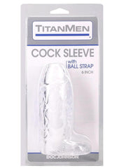 Cock sleeve styled with ball strap