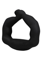 Silicone cock ring close up detail
