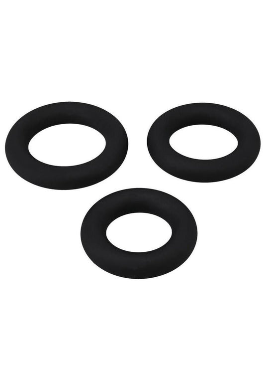 cock ring stretched to show elasticity