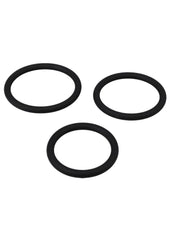 cock ring stretched to show elasticity