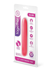 slim hot pink ladyfinger vibrator