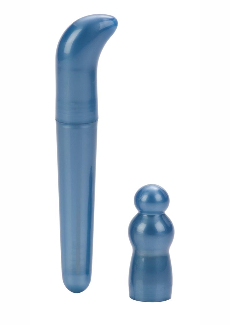 Triple Vibrating G-Spot Stimulator with Pleasure Tips - Blue