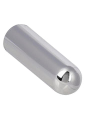 Turbo Buzz 10 Function Rechargeable Bullet - Silver - Bulk