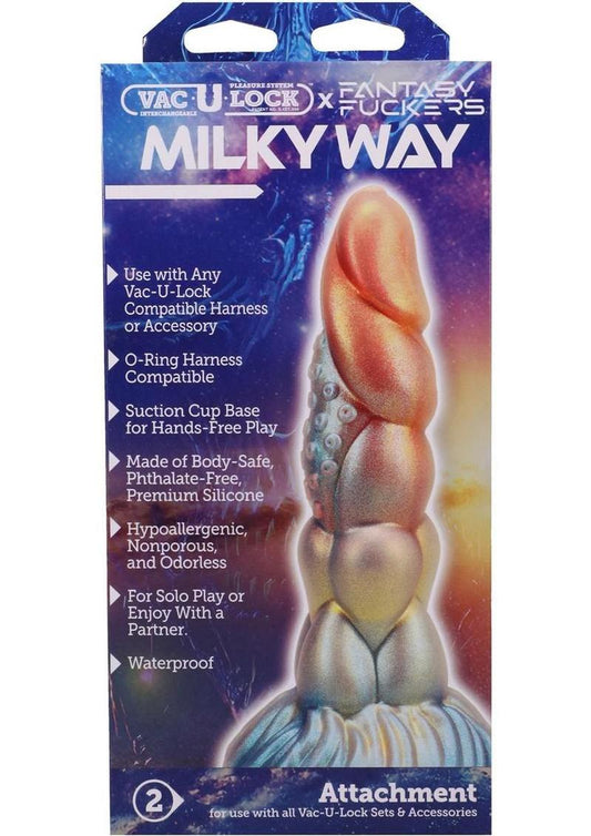 alien inspired silicone dildo featuring pearlized finish and ridged texture for fantasy sensory pleasure