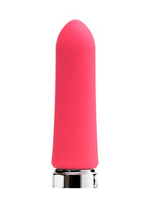 Vedo Bam Rechargeable Silicone Bullet Vibrator - Foxy - Pink
