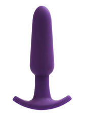 Vedo Bump Rechargeable Silicone Anal Vibrator - Deep Purple/Purple