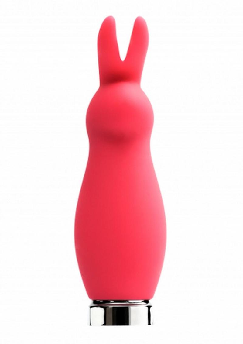 rechargeable silicone bunny mini vibrator