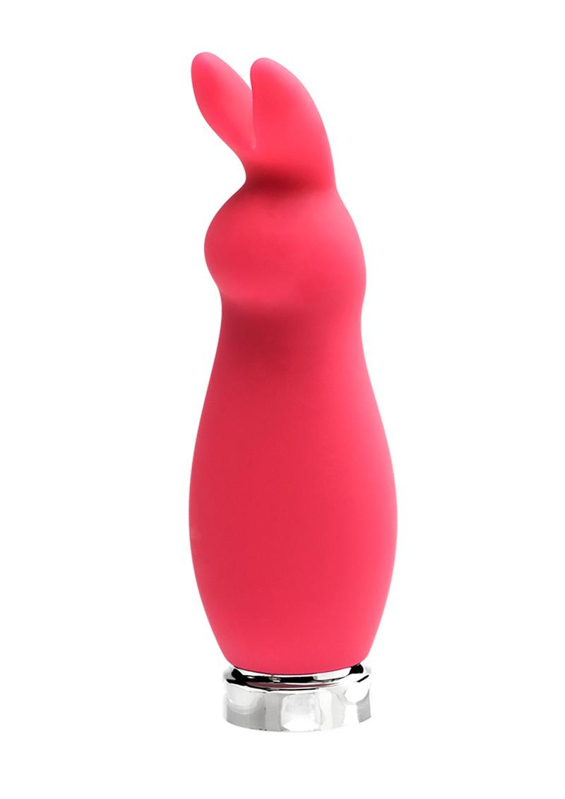 Vedo Crazzy Bunny Rechargeable Silicone Mini Vibrator - Pink