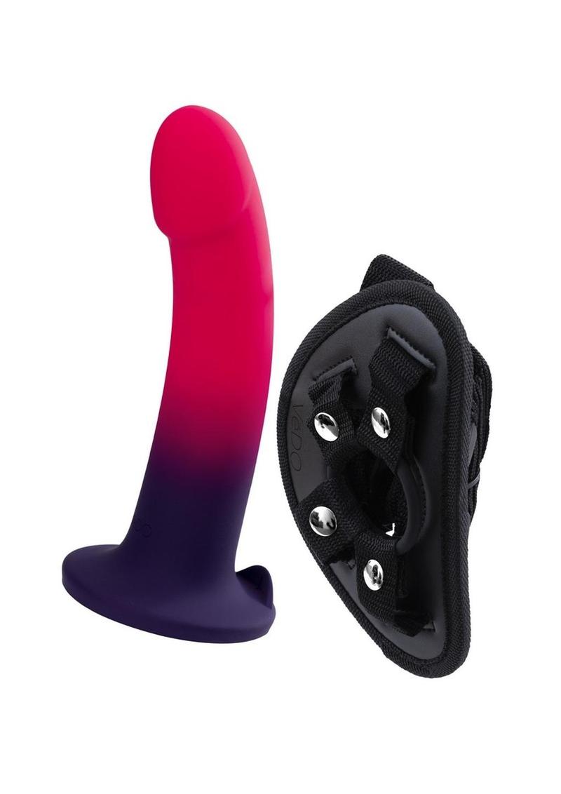 silicone dildo with harness for couples play