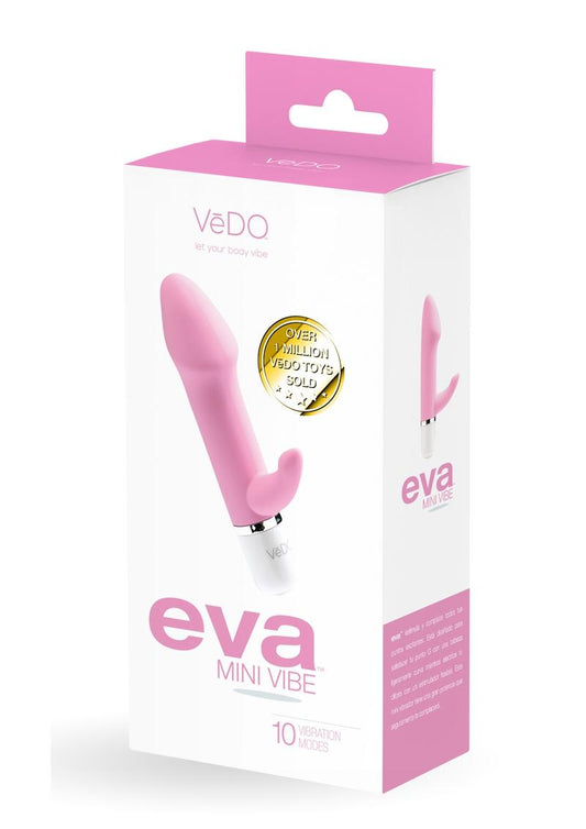 Vedo Eva Silicone Mini Vibrator - Make Me Blush - Pink