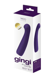 Vedo Gingi Rechargeable Silicone G-Spot Vibrator - Purple