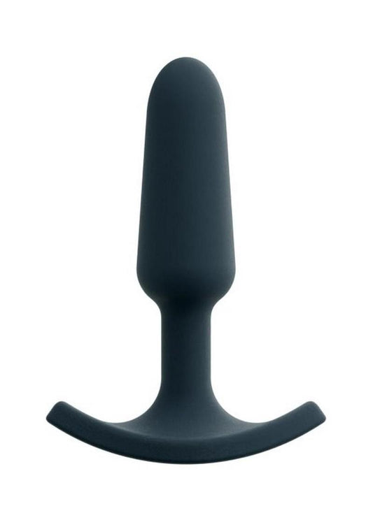 Vedo Hump Silicone Anal Plug - Black - 4.25in