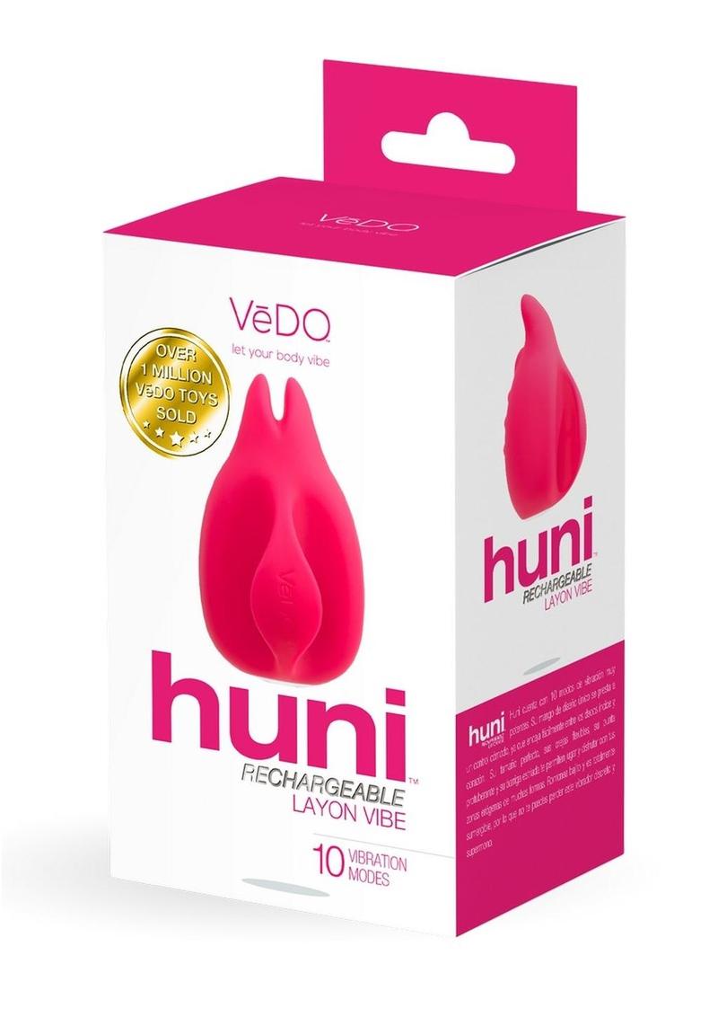 Vedo Huni Silicone Vibrator - Foxy - Pink