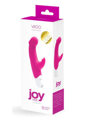 Vedo Joy Silicone Rabbit Vibrator - Hot In Bed - Pink
