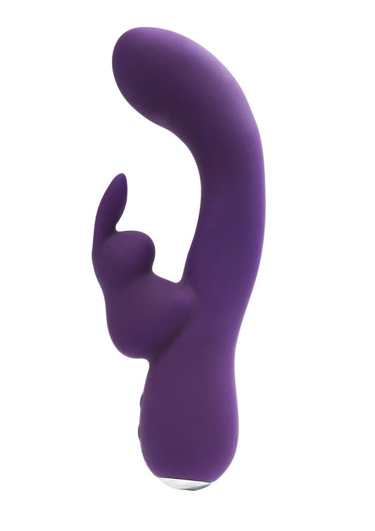 Vedo Kinky Bunny Plus Rechargeable Silicone Rabbit Vibrator - Deep Purple/Purple