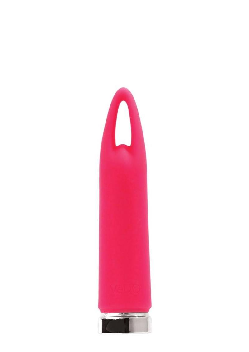 Vedo Lasso Rechargeable Silicone Bullet Vibrator - Pink