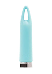 Vedo Lasso Rechargeable Silicone Bullet Vibrator - Blue/Turquoise