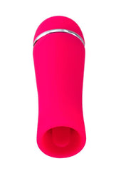 body safe silicone clitoral vibrator with fluttering tip