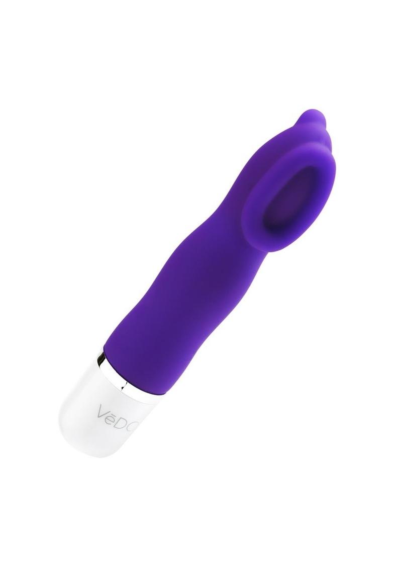 Small clitoral vibrator with cupped head design