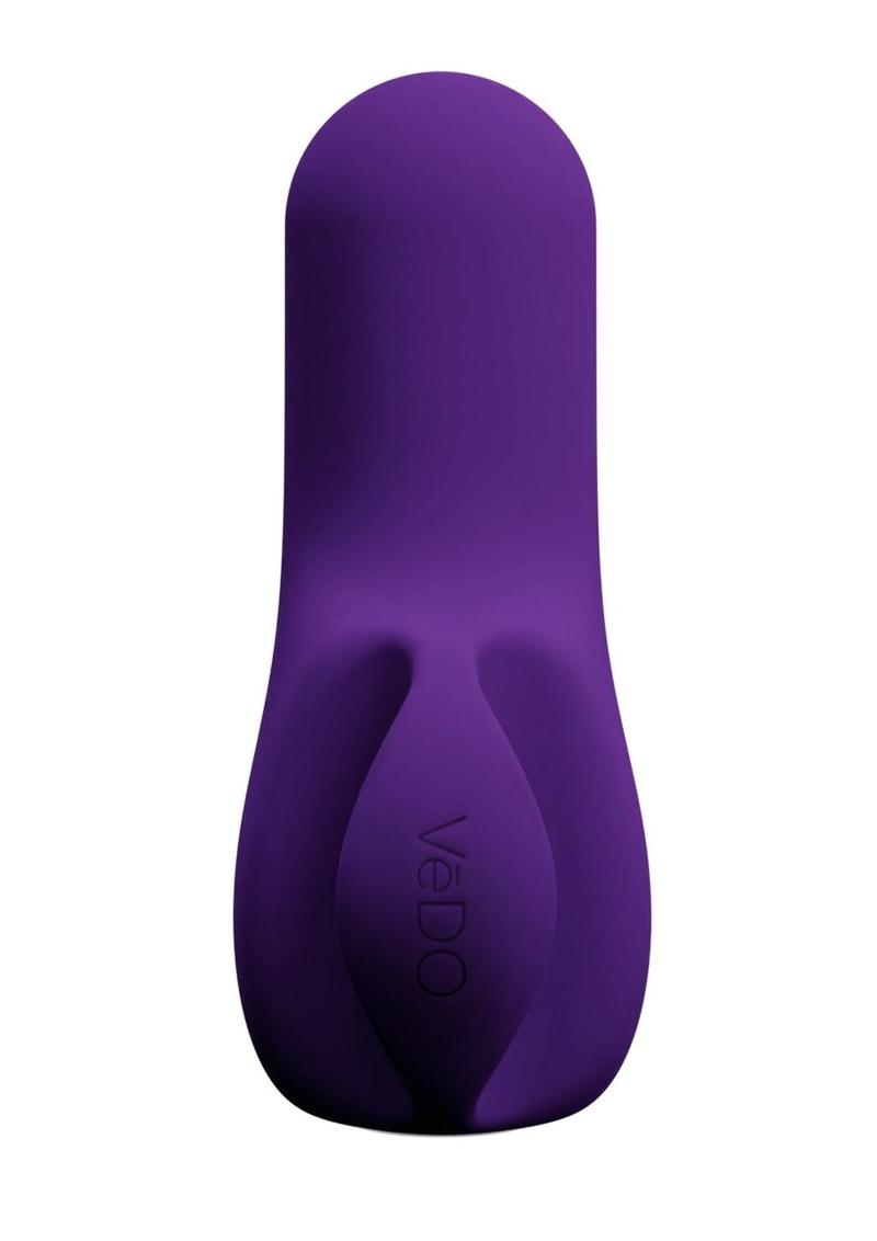 Vedo Nea Rechargeable Silicone Bullet Vibrator - Deep Purple/Purple