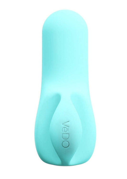 Vedo Nea Rechargeable Silicone Bullet Vibrator - Tease Me - Blue/Turquoise