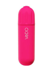 Vedo Nitro Rechargeable Silicone Bullet Vibrator - Pink - 3.25in