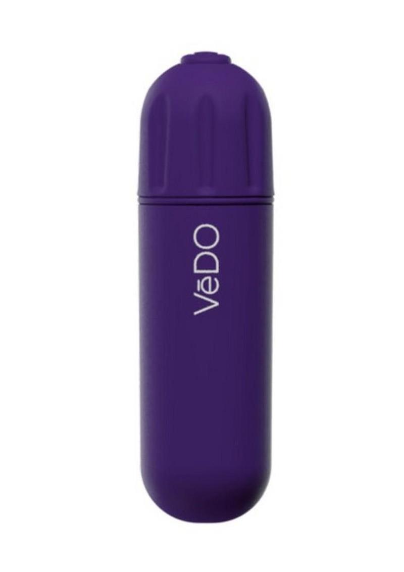 Vedo Nitro Rechargeable Silicone Bullet Vibrator - Purple - 3.25in