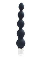 compact vibrating anal plug style toy with textured shaft