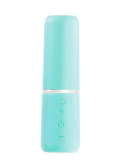 Vedo Retro Silicone Rechargeable Bullet - Blue/Turquoise