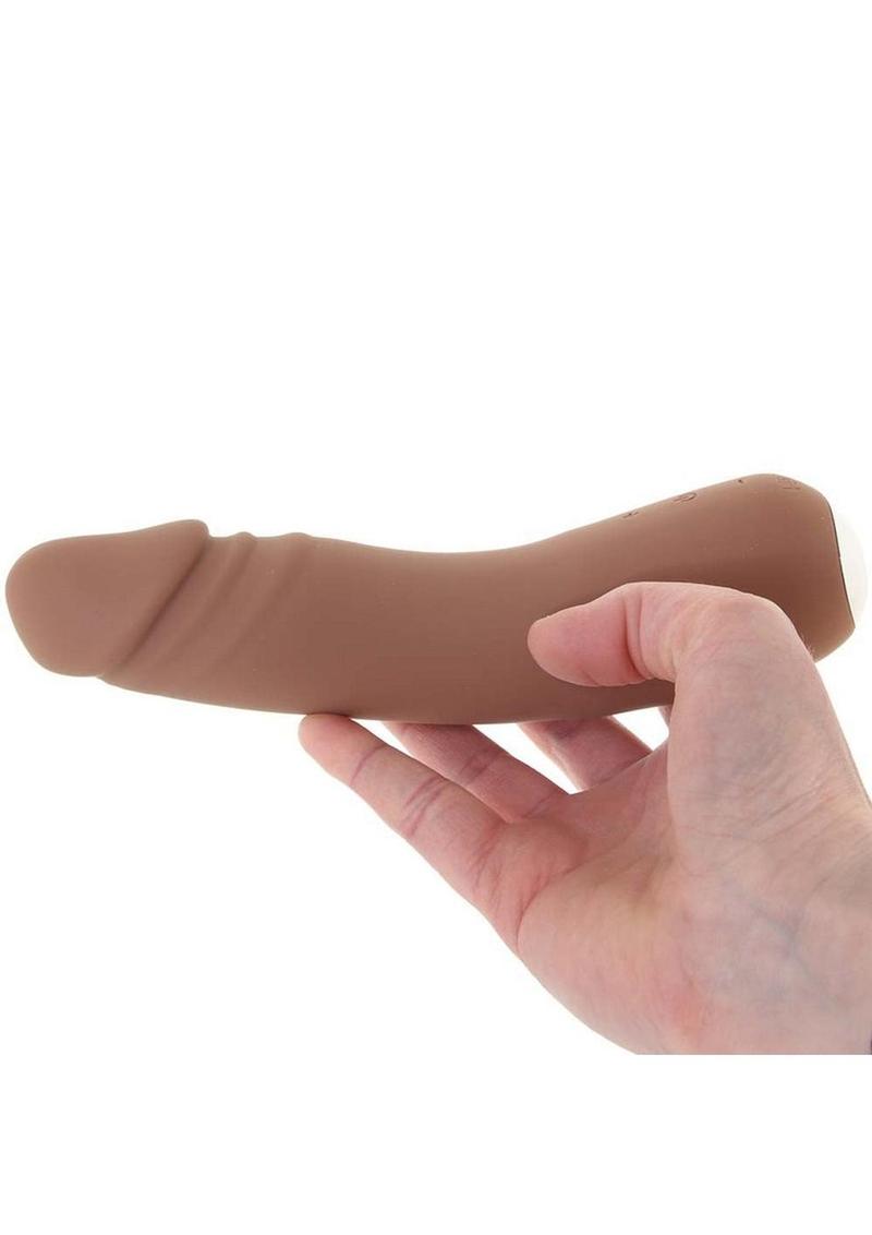 waterproof realistic vibrator with dual motors