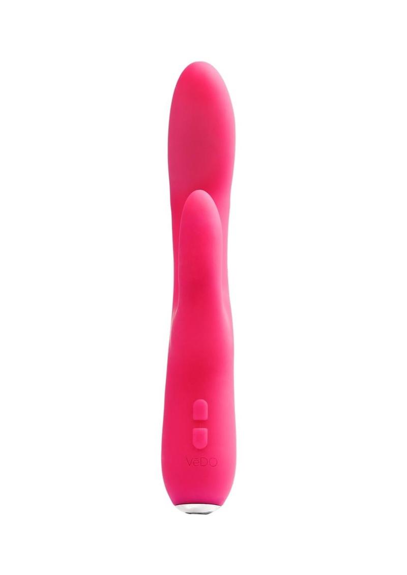 Rechargeable rabbit vibrator with dual powerful motors