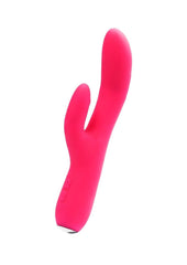 Waterproof silicone rabbit vibrator for G-spot and clitoral play
