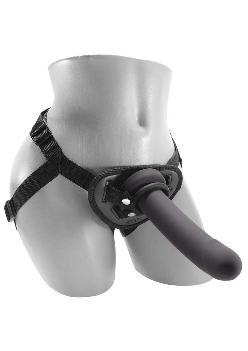 adjustable harness vibrating strap on