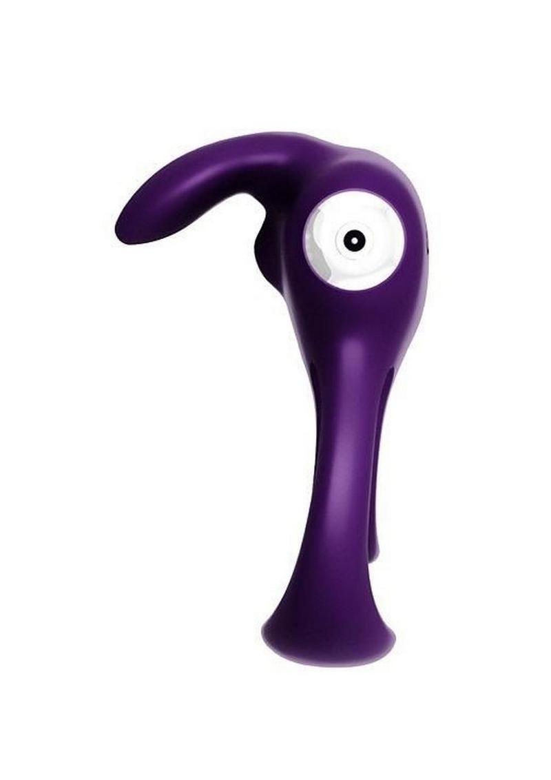 Silicone vibrating cock ring for couples pleasure