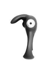 rechargeable vibrating cock ring with bunny ear stimulator