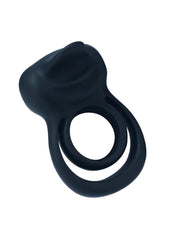 silicone cock ring vibrator dual ring rechargeable
