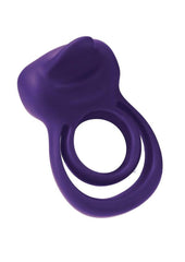 male vibrator ring flexible silicone dual loop
